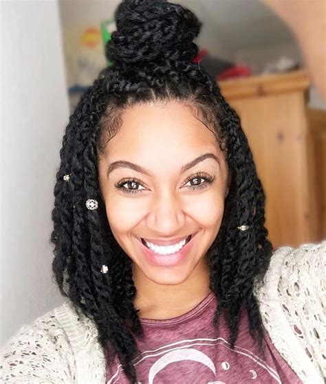 40 Chic Twist Hairstyles for Natural Hair | Twist hairstyles, Long hair ...