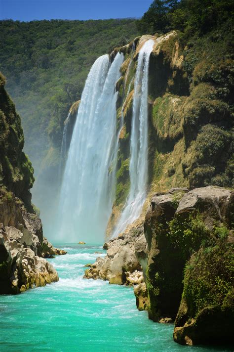 Cascadas de Taninul, San Luis Potosi. Waterfall, Travel, Outdoor, St ...