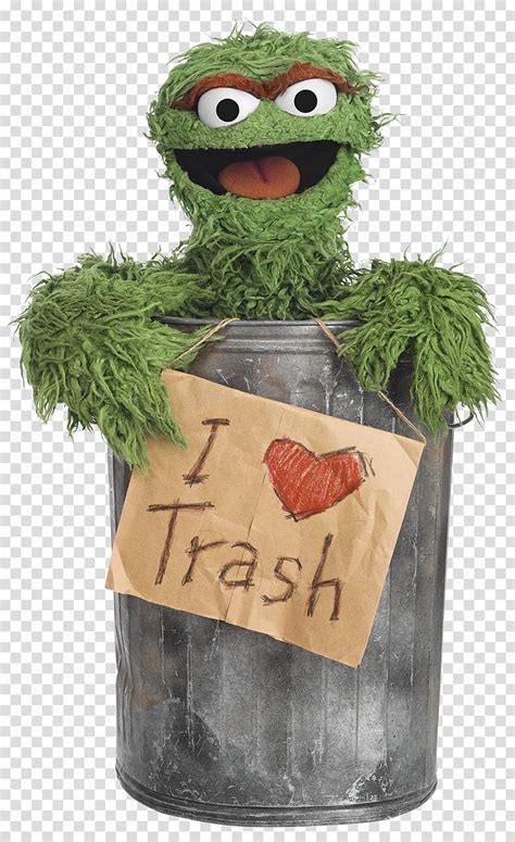 Oscar The Grouch Trash Can Clip Art