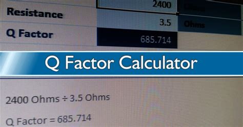 Q Factor Calculator | Design & Analysis | Tesla Scientific