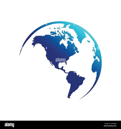 World map logo hi-res stock photography and images - Alamy