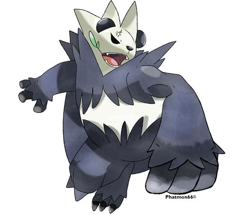 Pokemon Pangoro by Phatmon on DeviantArt