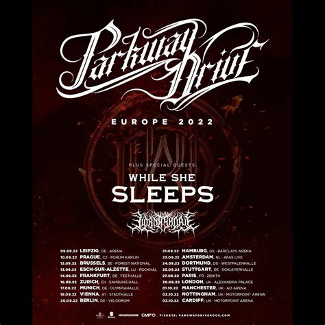 PARKWAY DRIVE: Europatour 2022 mit WHILE SHE SLEEPS und LORNA SHORE ...