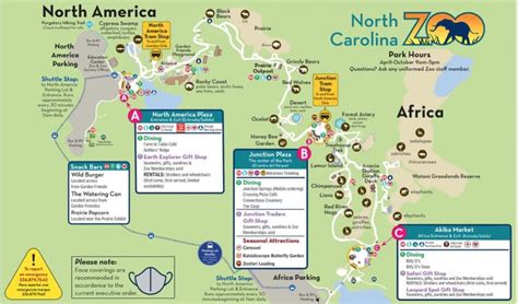 Current Zoo Map With Details – NC Zoological Society