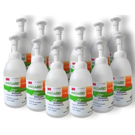 3M Avagard Foaming Instant Hand Antiseptic 16.9oz 12Ct