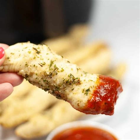 Air Fryer Garlic Breadsticks {Buttery and Crispy} | It is a Keeper