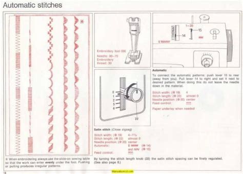 Bernina 830 Sewing Machine Instruction Manual