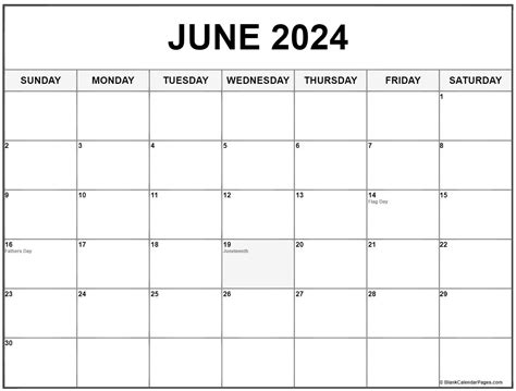 Free Cute Printable June 2024 Calendar - 2024 CALENDAR PRINTABLE