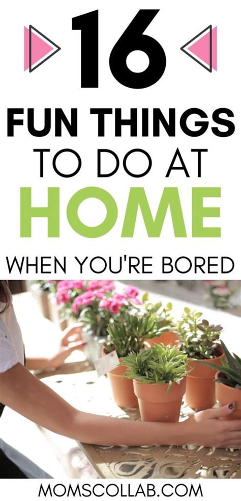 16 Things to Do When You're Bored at Home Alone | Moms Collab