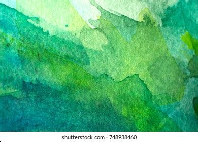 346 Background Green Watercolor Picture - MyWeb