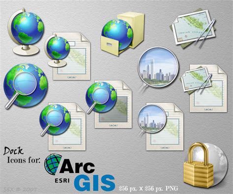 ArcGIS Dock Icons by ssx on DeviantArt