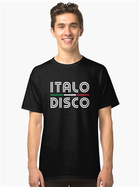 'Italo Disco ' Classic T-Shirt by ForzaDesigns in 2020 | T shirt ...