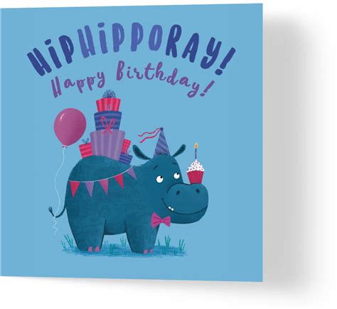 Hiphipporay! Happy Birthday Hippo birthday | Wuzci