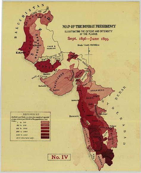 (36) Map - Medicine - Disease > Bombay plague: being a history of the ...