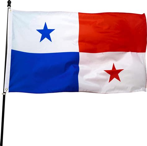 Amazon.com : DANF Panama Flag 3x5 Feet Panamanian National Flags ...