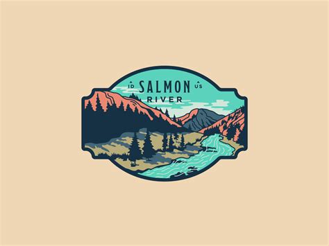 Salmon River by Chad Woody on Dribbble