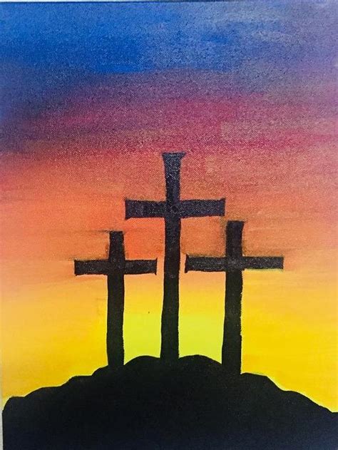 Calvary Painting by Ahaan Binson - Fine Art America