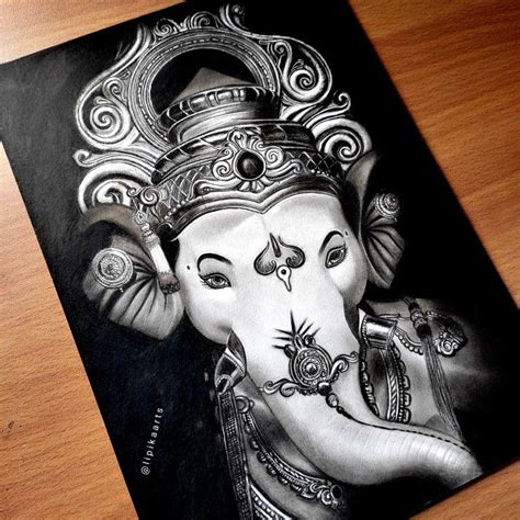 Ganpati Bappa Pencil Sketch: A Step-by-Step Guide for Beginners