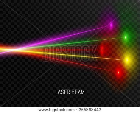 Colorful Laser Beam Vector & Photo (Free Trial) | Bigstock