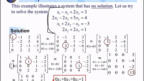 Linear algebra, ch1, example5+homogeneous system of equations (end of ...