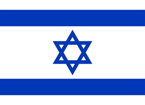 Bandeira de Israel • Bandeiras do Mundo