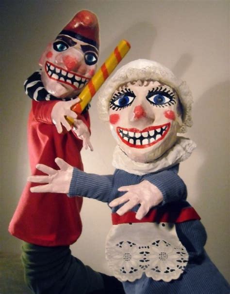 Punch and Judy Puppets by PuppetFiend on Etsy | Punch and judy ...