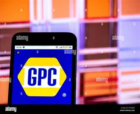 Genuine Parts Company logo seen displayed on smart phone Stock Photo ...