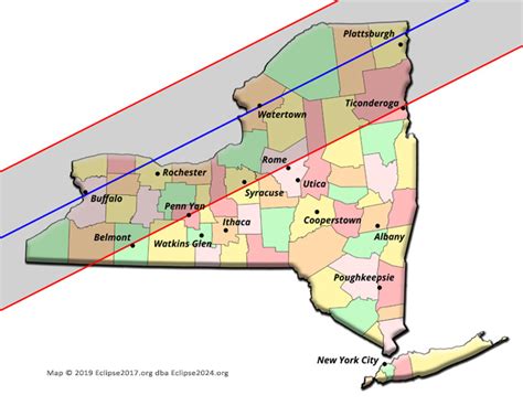 The path of totality through North America - the Great North American ...