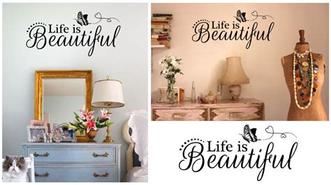 Art Decal: Wall Decal Life Quotes: Welcome | Alpha Designs