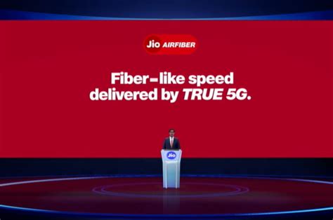 Jio AirFiber Announced: Get Fiber-Like Speeds Wirelessly Using Jio 5G ...