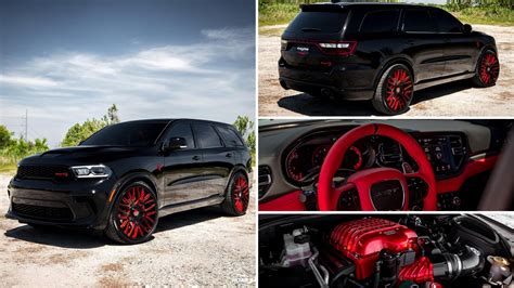 1,010-HP Dodge Durango SRT Hellcat RS Edition Is Red and Black ...