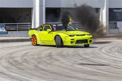 Diesel Car Drifting Race Competition on a Track Editorial Photo - Image ...