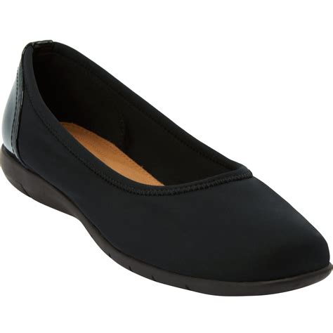 Comfortview Women's Wide Width The Lyra Flat Shoes - Walmart.com