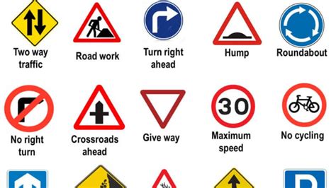 Images Of Road Signs And Their Meaning - Infoupdate.org