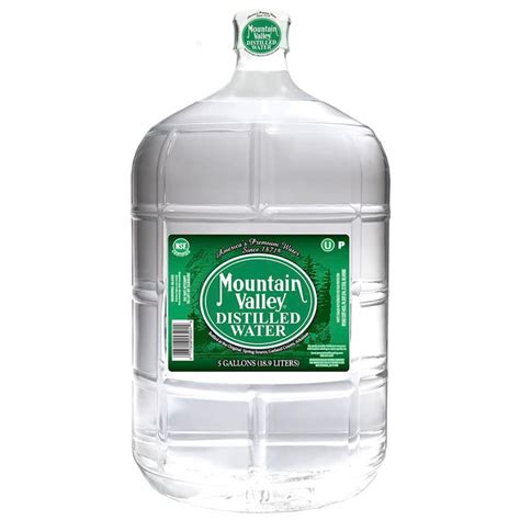 Mountain Valley Distilled Water 5 Gallon Glass | Distillata