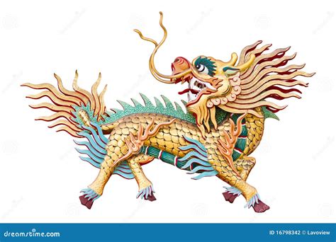 Chinese Unicorn On White Background Stock Photography - Image: 16798342