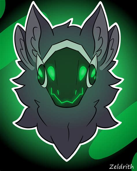 Protogen Headshot 8 by Zeldrith on DeviantArt