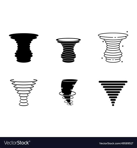 Tornado icon Royalty Free Vector Image - VectorStock