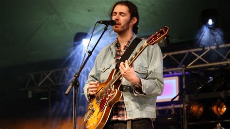 Hozier perform on the BBC Introducing stage at Glastonbury Festival ...