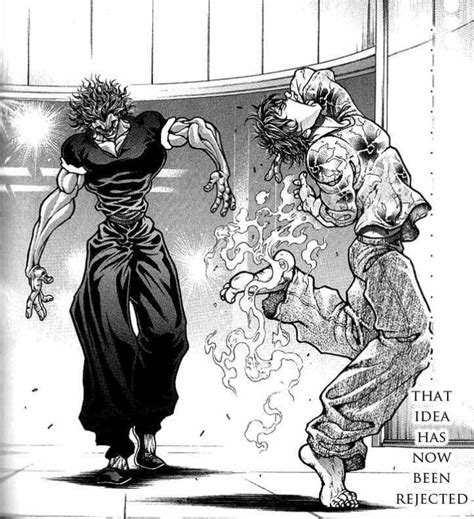 Yujiro Hanma vs. Baki | Arte mangá, Rostos famosos, Anime