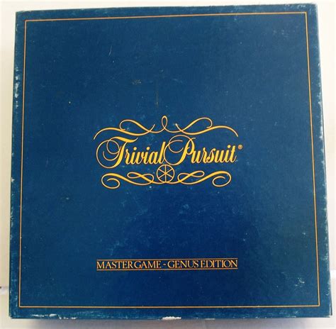 Vintage Trivial Pursuit Genus Edition 1981