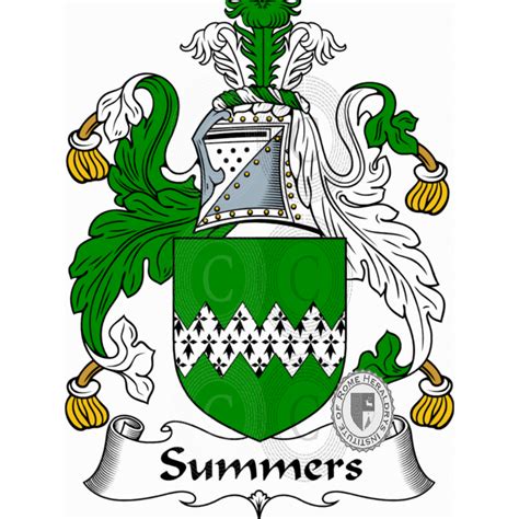 Summers family heraldry genealogy Coat of arms Summers