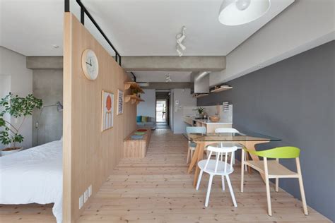 Modular Plywood Partition Makes the Most of a Small Space | Designs ...