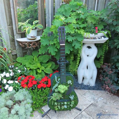 Guitar Planter: Playing a New Tune | Birdz of a Feather | Upcycle ...