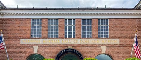 National Baseball Hall of Fame and Museum in Cooperstown, New York — a ...