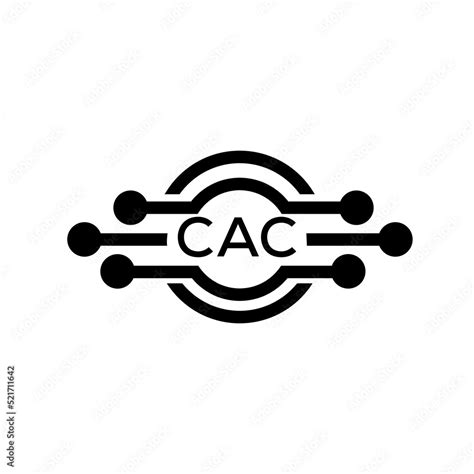 CAC letter logo. CAC best white background vector image. CAC Monogram ...