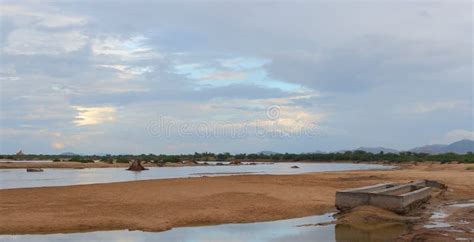 Natural View of Luni River, Tilwara, Barmer, Rajasthan, Indiaa Stock ...