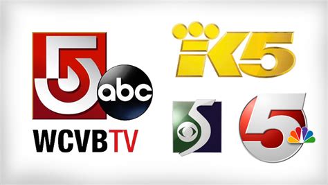 High five: Some of the best Channel 5 TV station logos