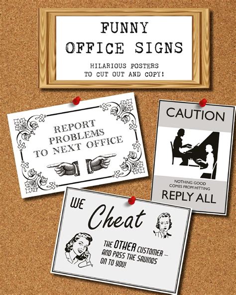 Total 50+ imagen funny office signs - Abzlocal.mx