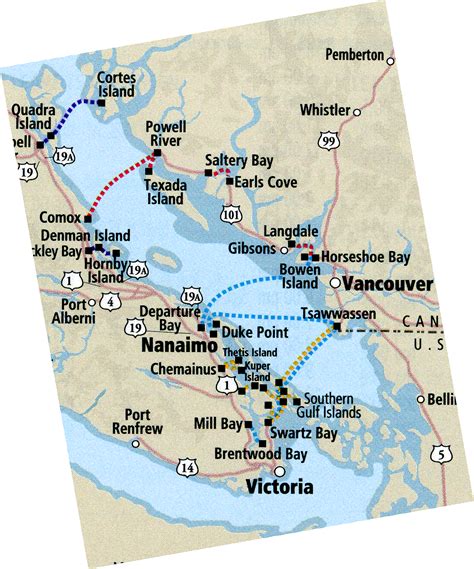 Fire Island Ferries Map